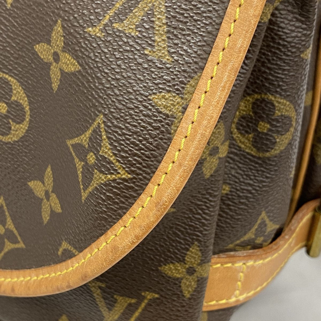 Louis Vuitton Shoulder Bag Monogram Saumur 30 Brown — view 7