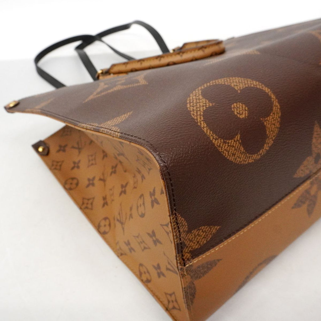 Louis Vuitton Tote Bag Monogram Giant Reverse On The Go GM Brown 2-Way — view 6