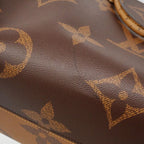 Louis Vuitton Tote Bag Monogram Giant Reverse On The Go GM Brown 2-Way — view 7