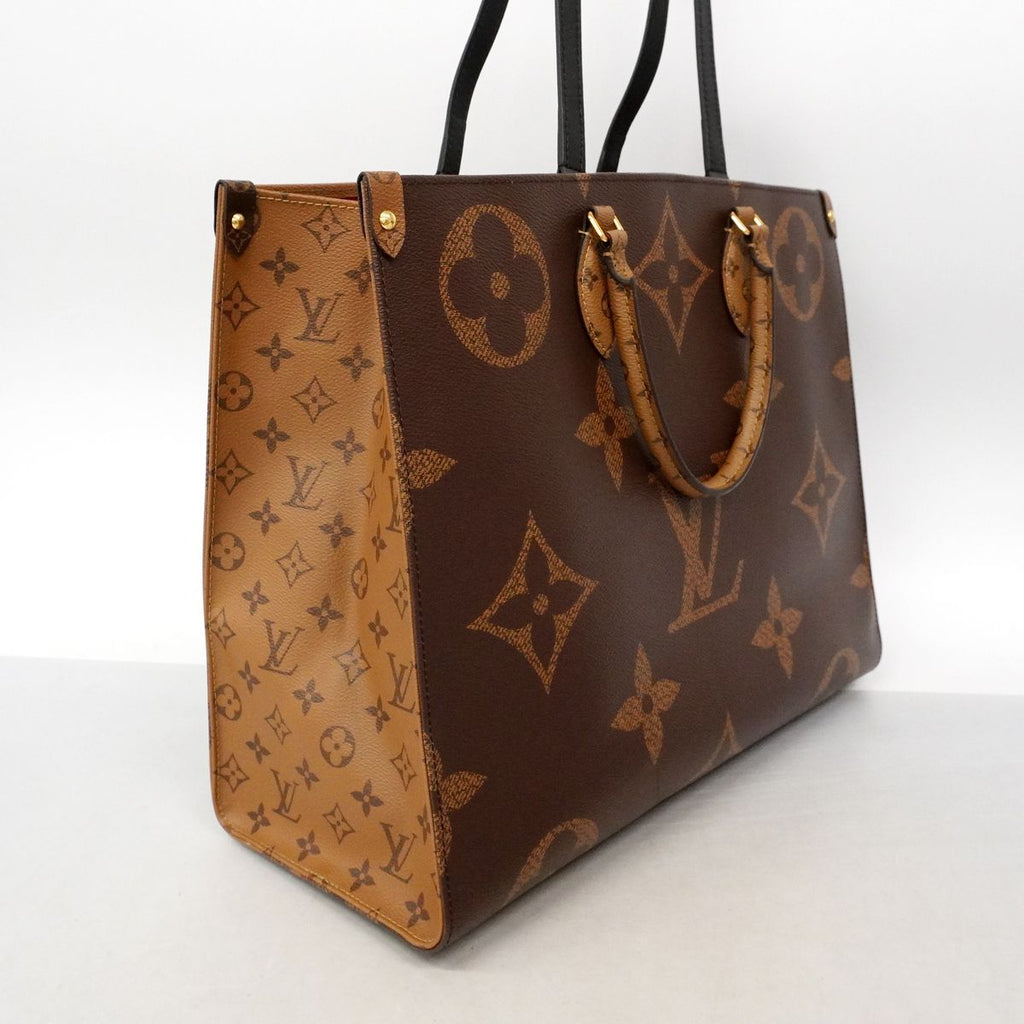 Louis Vuitton Tote Bag Monogram Giant Reverse On The Go GM Brown 2-Way — view 2