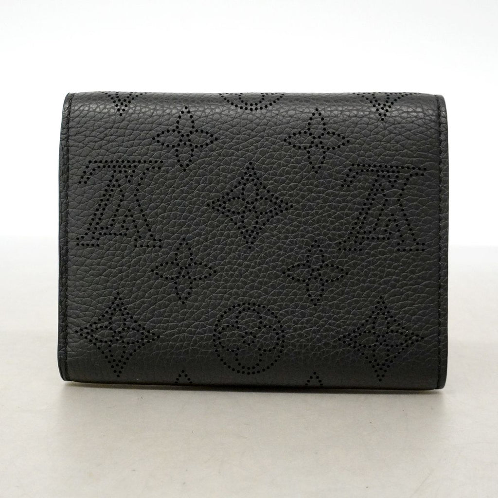 Louis Vuitton Trifold Wallet Mahina Portefeuille Victorine Noir — view 8