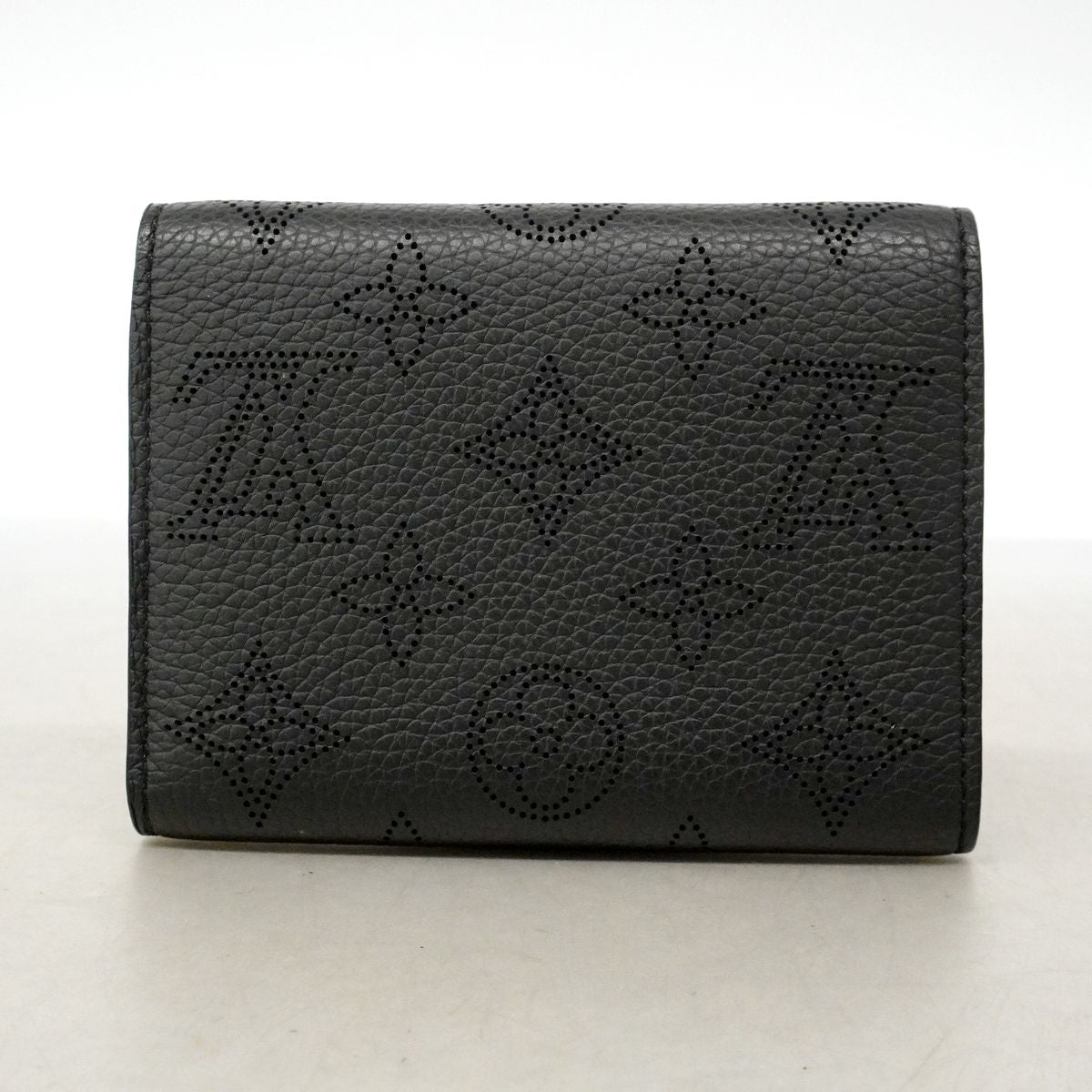 Louis Vuitton Trifold Wallet Mahina Portefeuille Victorine Noir — view 8