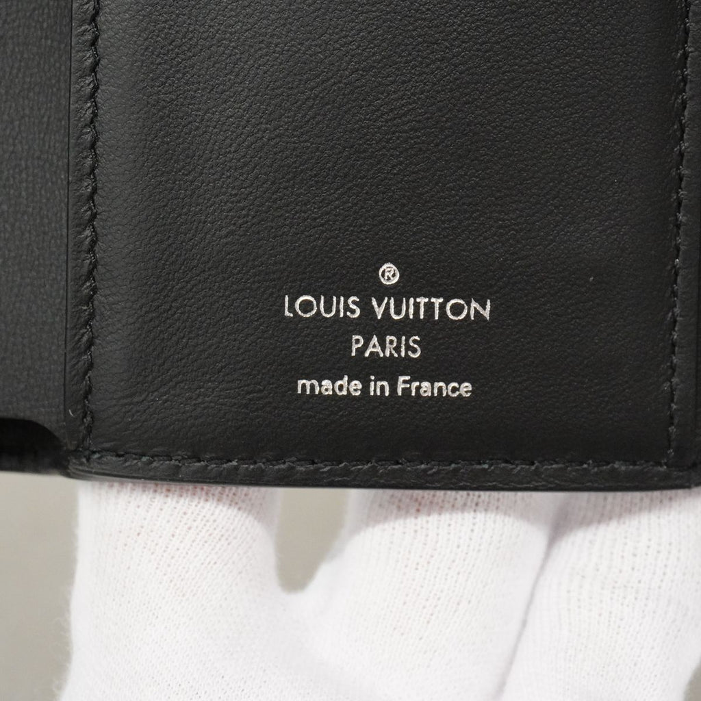 Louis Vuitton Trifold Wallet Mahina Portefeuille Victorine Noir — view 5