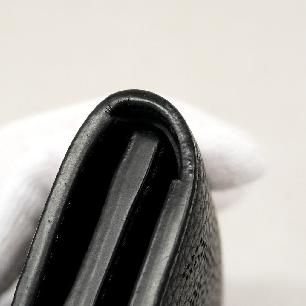 Louis Vuitton Trifold Wallet Mahina Portefeuille Victorine Noir — view 6