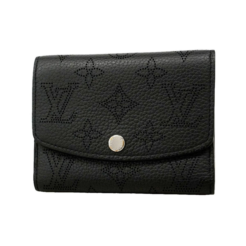 Louis Vuitton Trifold Wallet Mahina Portefeuille Victorine Noir