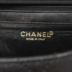 Chanel Handbag Quilted Caviar Leather Black Gold — view 5