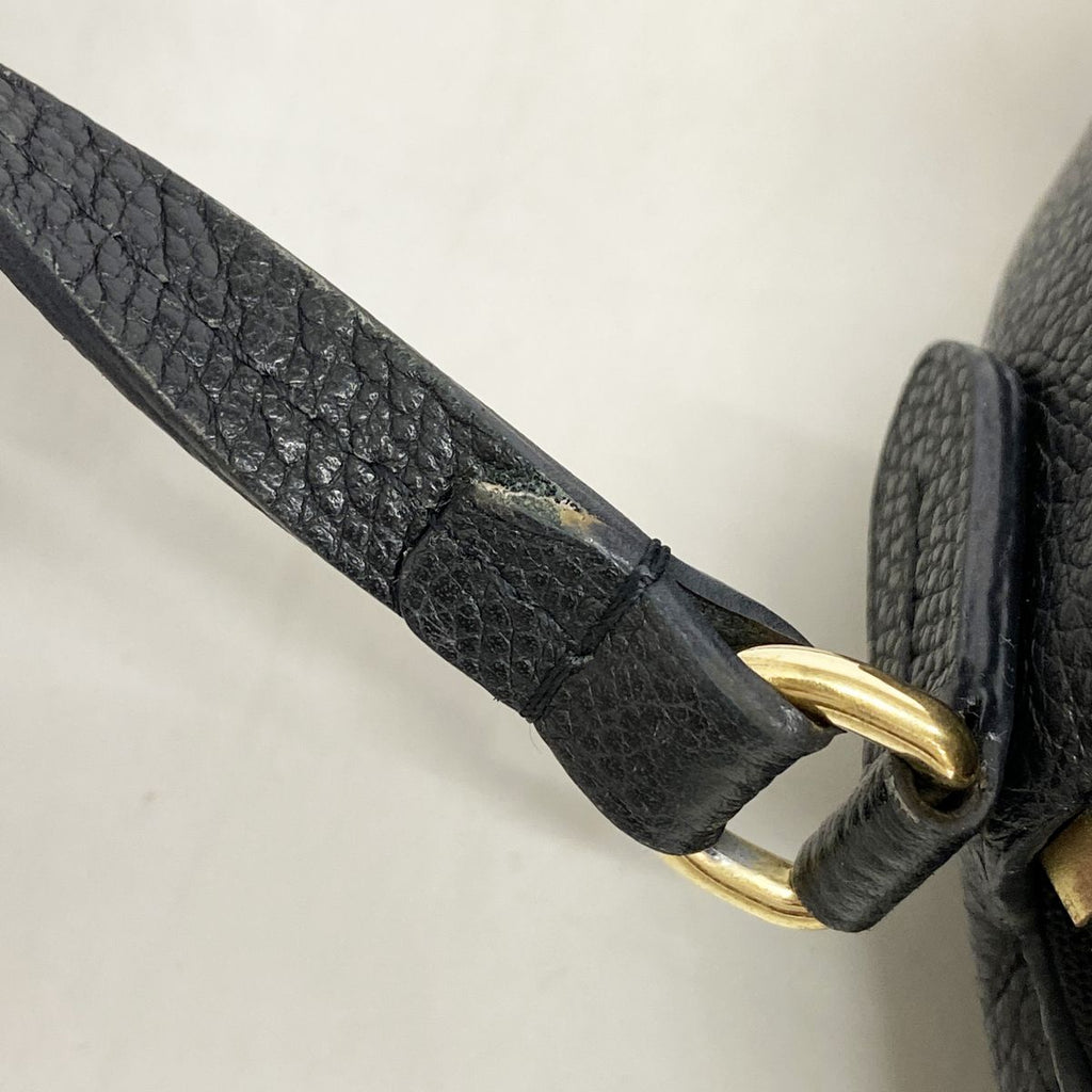 Louis Vuitton Handbag Monogram Empreinte Saintonge Noir 2-Way Bag — view 8