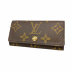 Louis Vuitton Key Case Monogram Multicles 4 Brown Key Holder