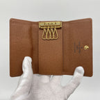 Louis Vuitton Key Case Monogram Multicles 4 Brown Key Holder — view 3