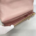 Louis Vuitton Wallet on Chain Monogram Portefeuille Flor Brown Rose Ballerine — view 4