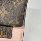 Louis Vuitton Wallet on Chain Monogram Portefeuille Flor Brown Rose Ballerine — view 8
