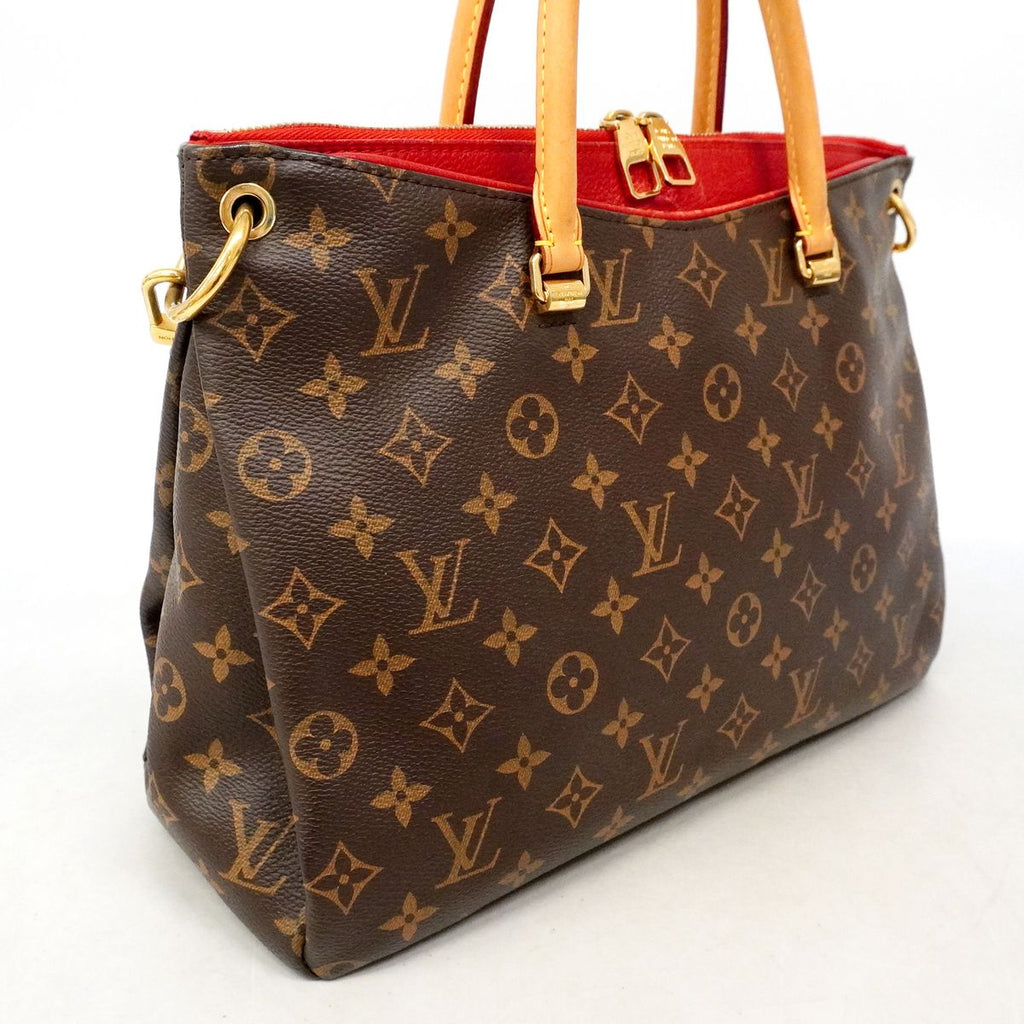 Louis Vuitton Handbag Monogram Pallas Brown Cerise 2-Way Bag — view 2