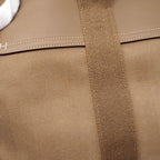 Hermes Tote Bag Valpa Line MM Toile Chevron Etoupe Silver — view 8
