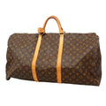 Louis Vuitton Boston Bag Monogram Keepall 60 Brown