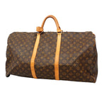 Louis Vuitton Boston Bag Monogram Keepall 60 Brown