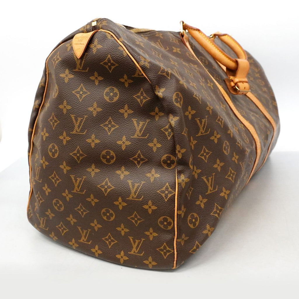 Louis Vuitton Boston Bag Monogram Keepall 60 Brown — view 2