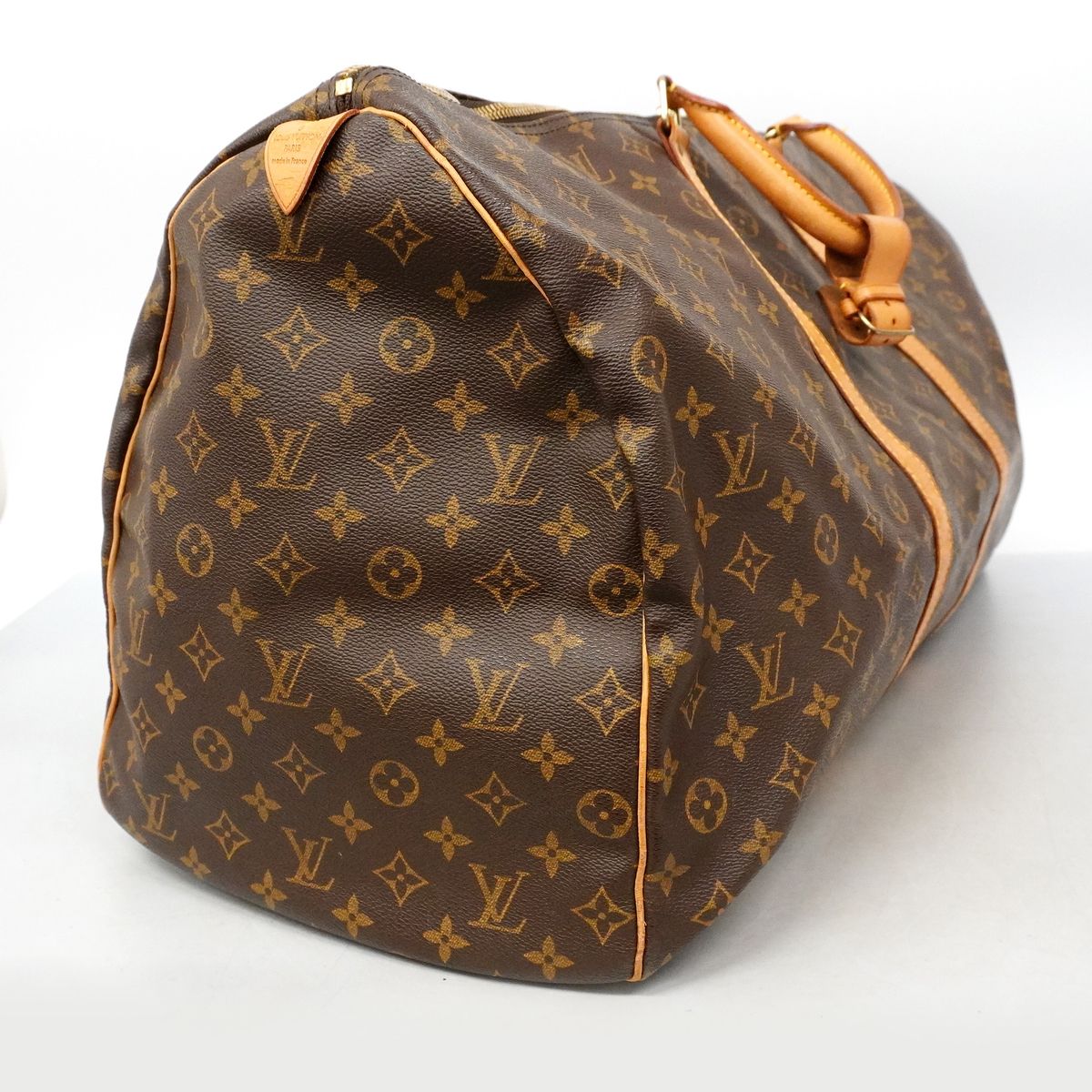Louis Vuitton Boston Bag Monogram Keepall 60 Brown — view 2