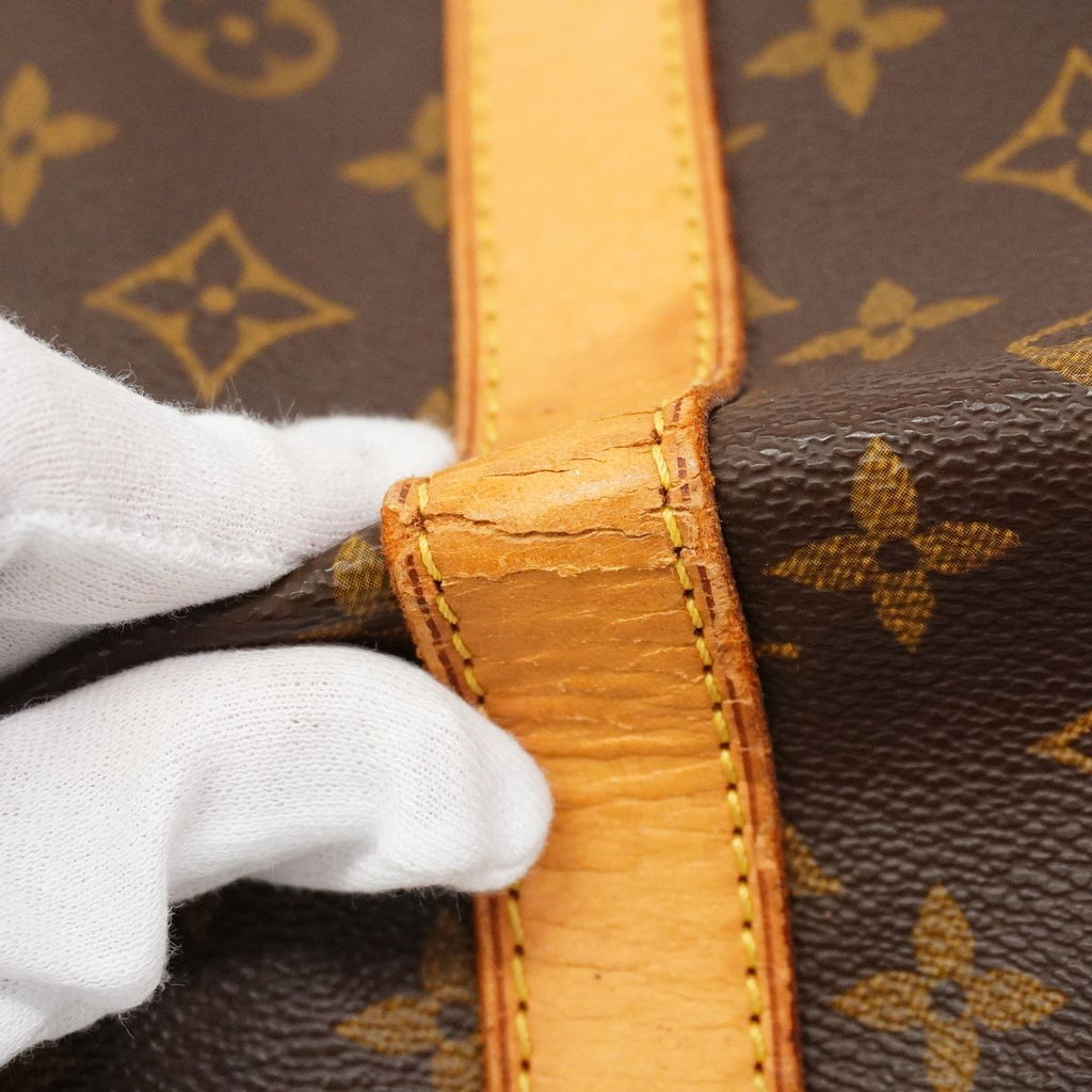 Louis Vuitton Boston Bag Monogram Keepall 60 Brown — view 7