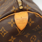 Louis Vuitton Boston Bag Monogram Keepall 60 Brown — view 5