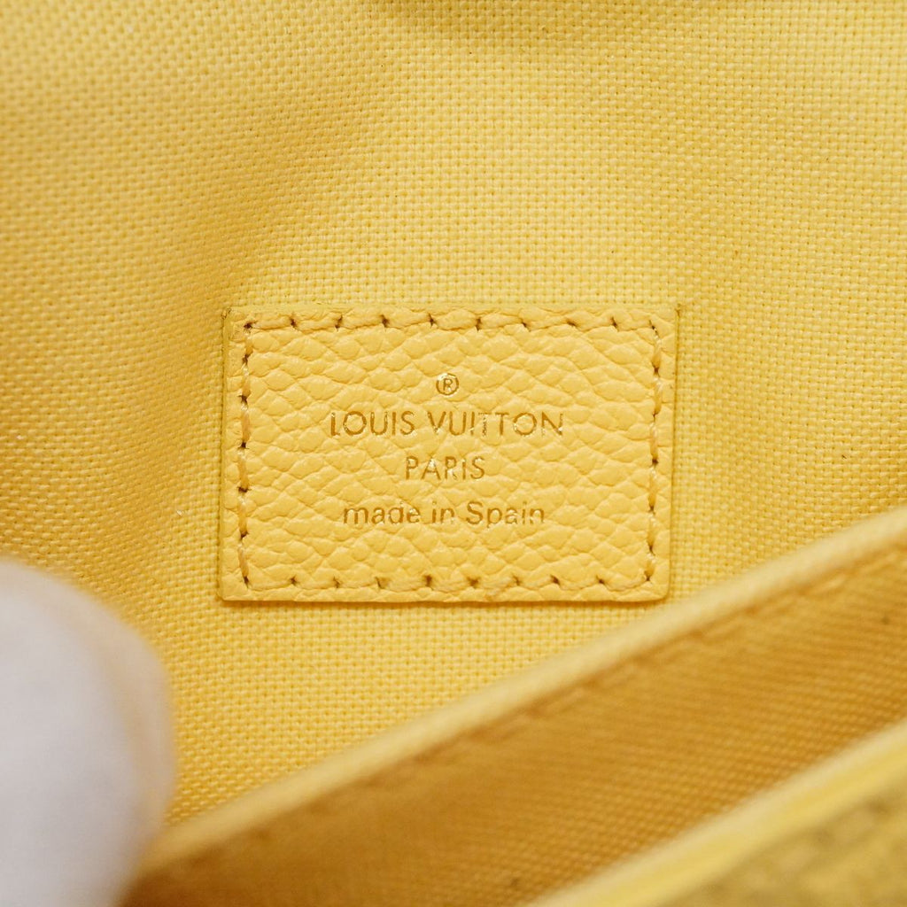 Louis Vuitton Shoulder Bag Monogram Empreinte Micro Metis Yellow — view 5