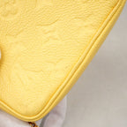 Louis Vuitton Shoulder Bag Monogram Empreinte Micro Metis Yellow — view 7