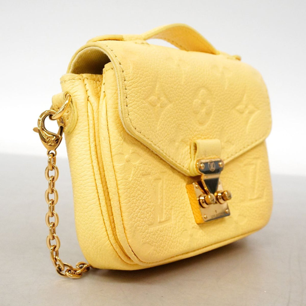 Louis Vuitton Shoulder Bag Monogram Empreinte Micro Metis Yellow — view 2