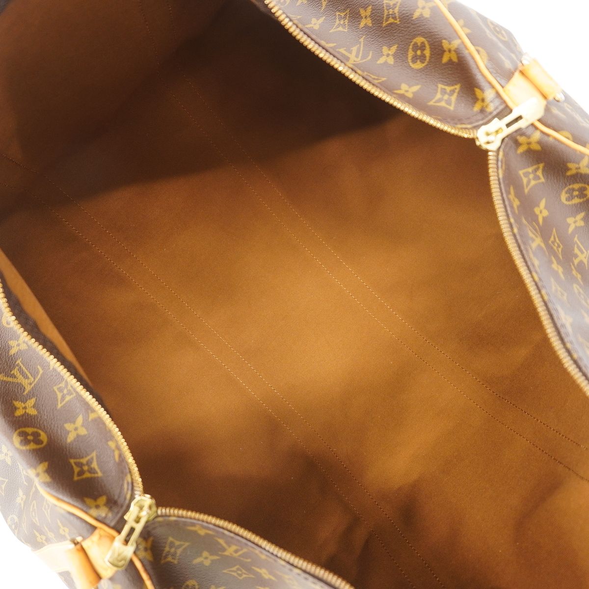 Louis Vuitton Boston Bag Monogram Keepall Bandouliere 60 Brown — view 4
