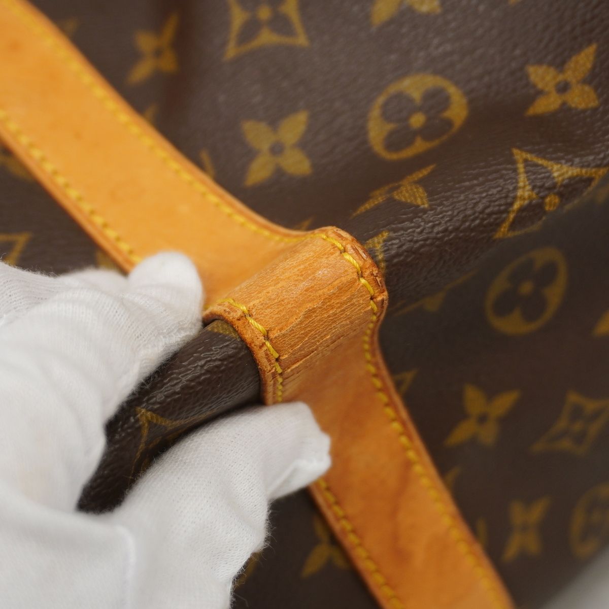 Louis Vuitton Boston Bag Monogram Keepall Bandouliere 60 Brown — view 8