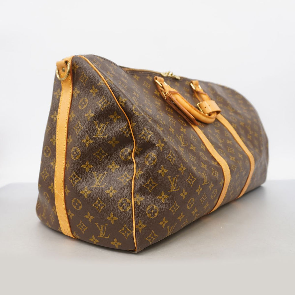 Louis Vuitton Boston Bag Monogram Keepall Bandouliere 60 Brown — view 2