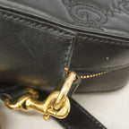 Gucci Shoulder Bag GG Matelasse Leather Black Gold — view 7