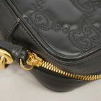 Gucci Shoulder Bag GG Matelasse Leather Black Gold — view 8