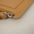 Fendi Coin Purse Selleria Leather Beige Silver — view 5