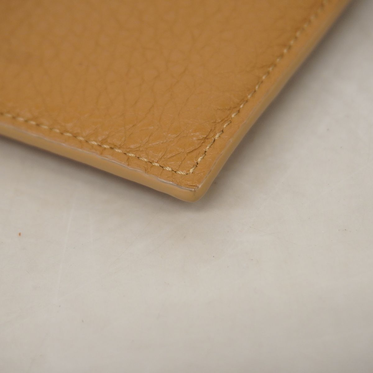 Fendi Coin Purse Selleria Leather Beige Silver — view 6