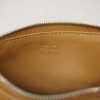 Fendi Coin Purse Selleria Leather Beige Silver — view 4