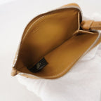 Fendi Coin Purse Selleria Leather Beige Silver — view 3