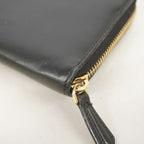 Fendi Wallet Monster Leather Black Gold — view 6