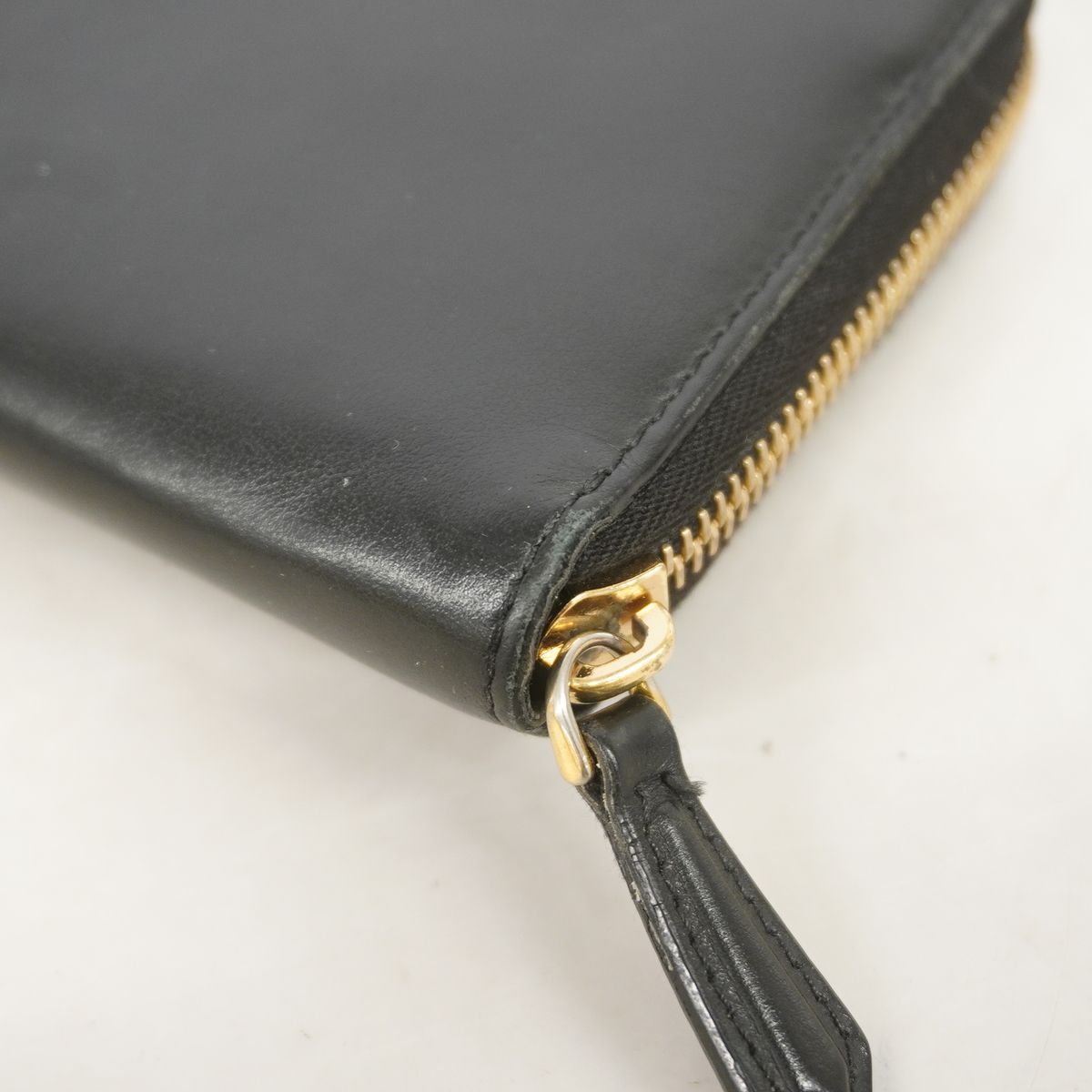 Fendi Wallet Monster Leather Black Gold — view 6