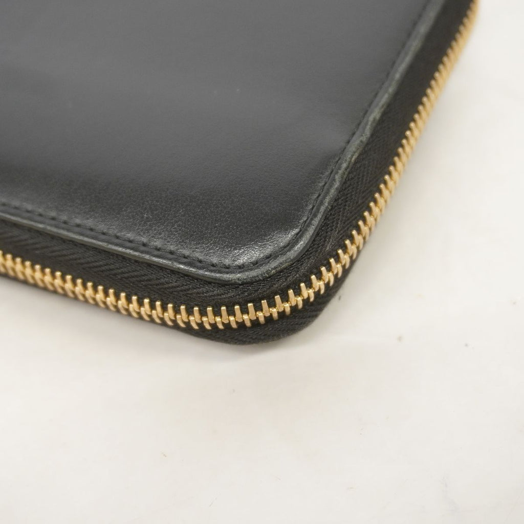 Fendi Wallet Monster Leather Black Gold — view 5