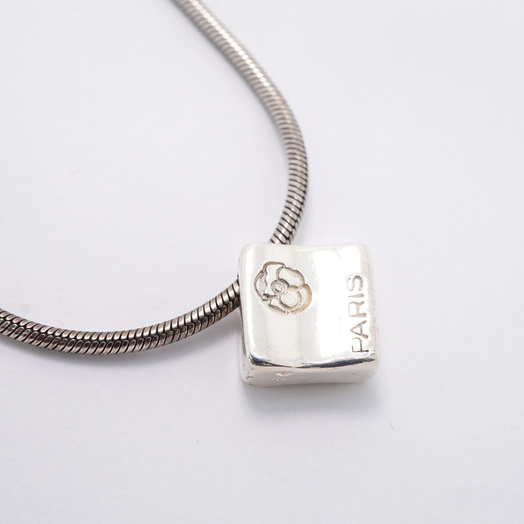 Chanel Necklace Logo Camellia 925 Sterling Silver — view 2