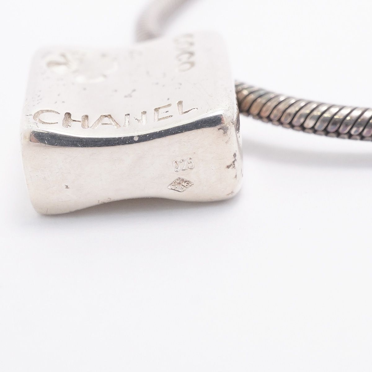 Chanel Necklace Logo Camellia 925 Sterling Silver — view 7