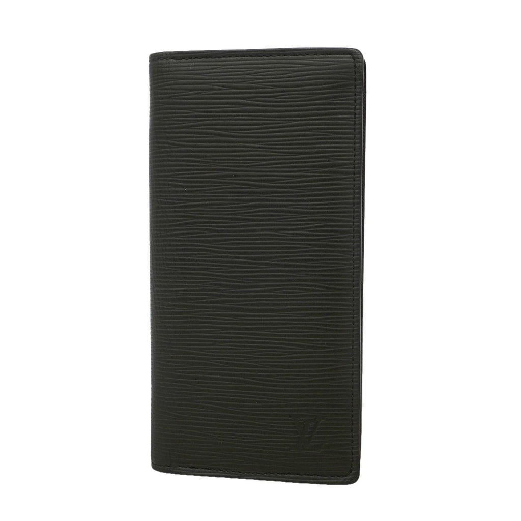 Louis Vuitton Wallet Epi Portefeuille Brazza Noir