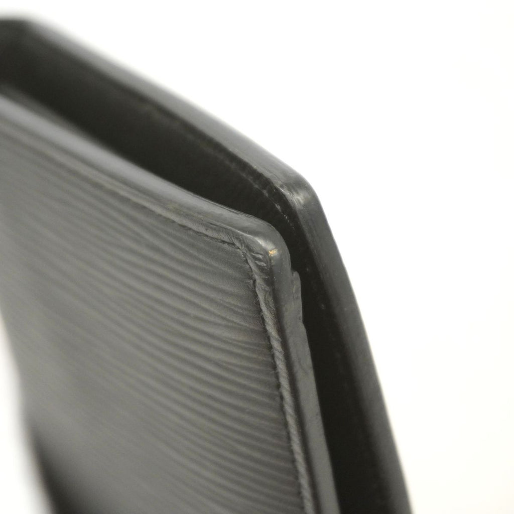 Louis Vuitton Wallet Epi Portefeuille Brazza Noir — view 7