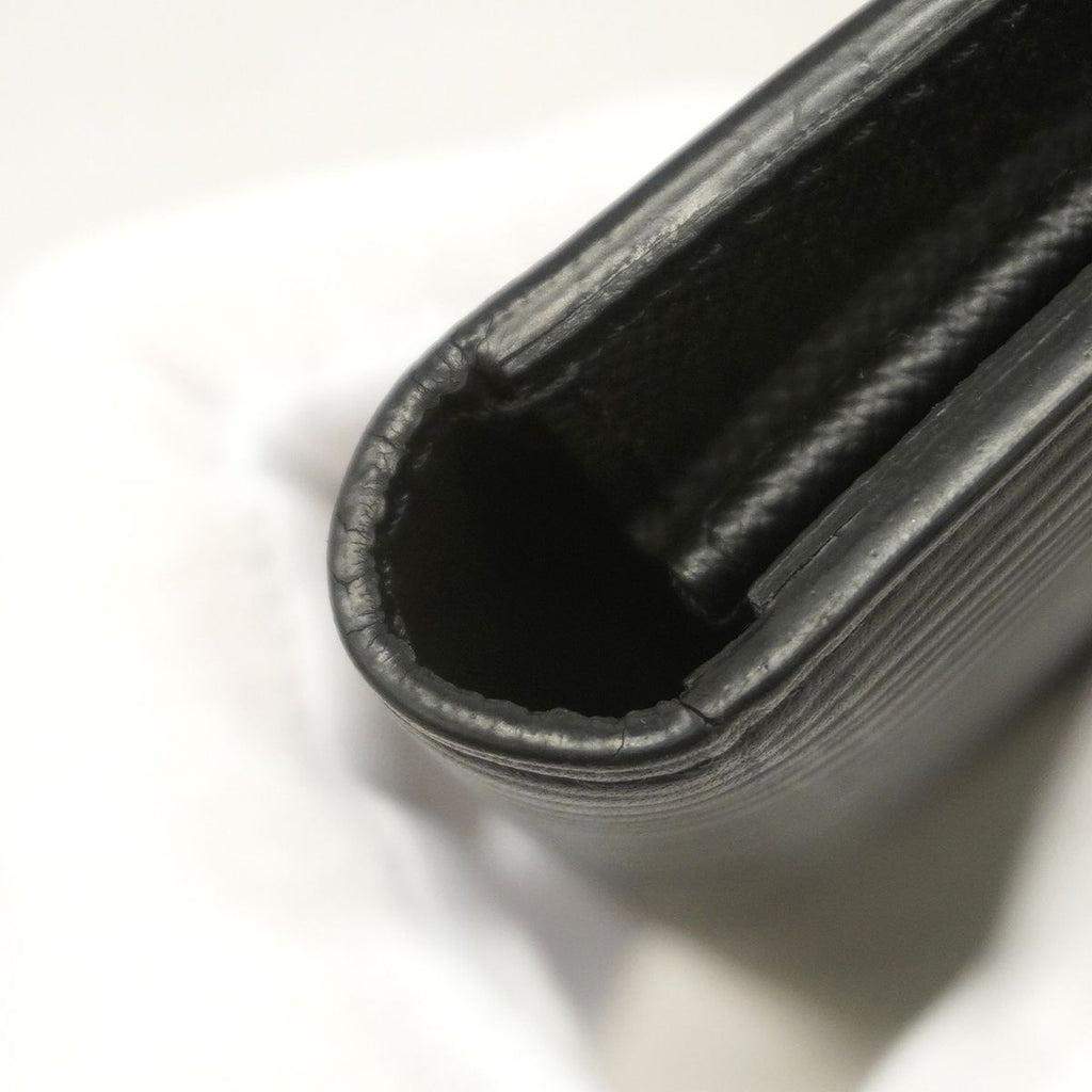 Louis Vuitton Wallet Epi Portefeuille Brazza Noir — view 6