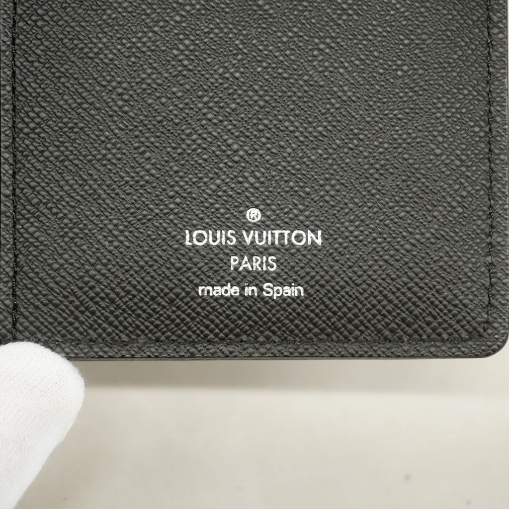 Louis Vuitton Wallet Epi Portefeuille Brazza Noir — view 5