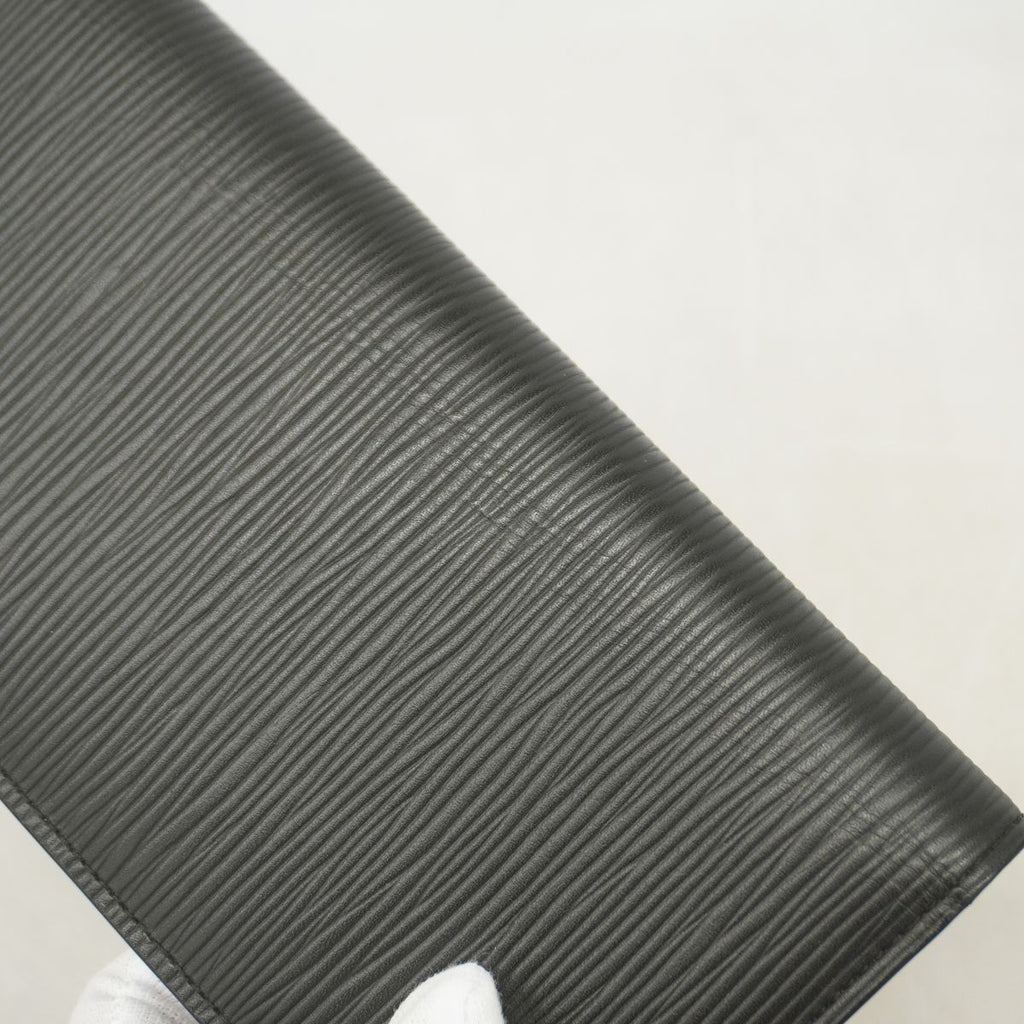 Louis Vuitton Wallet Epi Portefeuille Brazza Noir — view 8