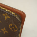 Louis Vuitton Wallet Monogram Porte Monnaie Zip Brown — view 7