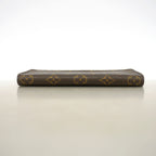 Louis Vuitton Wallet Monogram Porte Monnaie Zip Brown — view 3