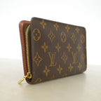 Louis Vuitton Wallet Monogram Porte Monnaie Zip Brown — view 2