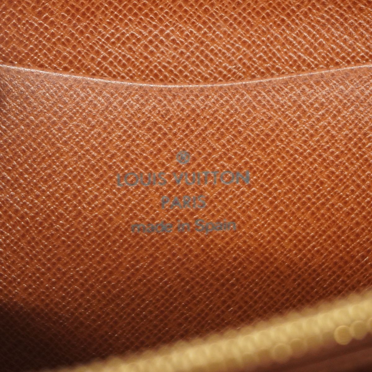Louis Vuitton Wallet Monogram Porte Monnaie Zip Brown — view 5