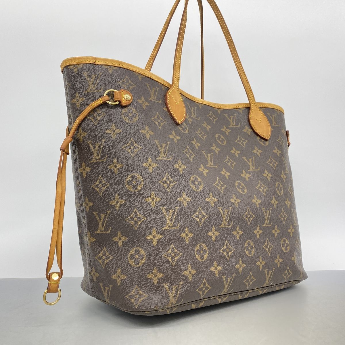 Louis Vuitton Tote Bag Monogram Neverfull MM Brown — view 2